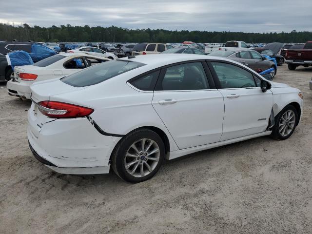 3FA6P0LU1HR400171 - 2017 FORD FUSION SE HYBRID WHITE photo 3