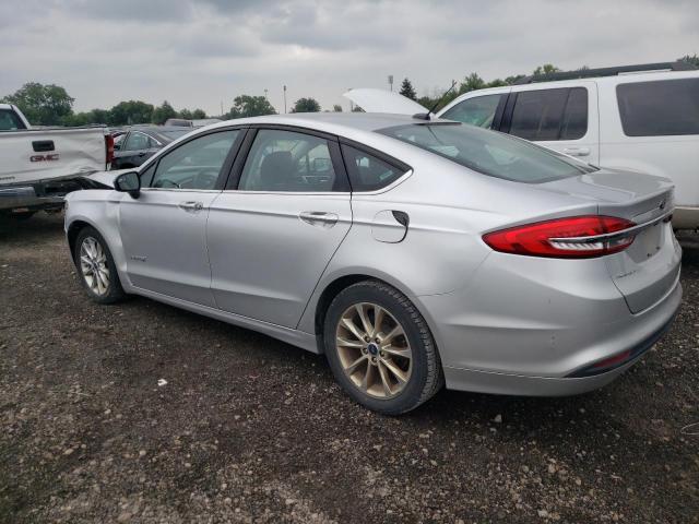 3FA6P0LU6HR238070 - 2017 FORD FUSION SE HYBRID SILVER photo 2