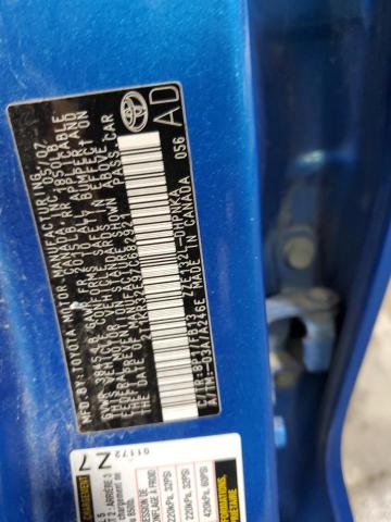 2T1KR32E97C682921 - 2007 TOYOTA COROLLA MA XR BLUE photo 13