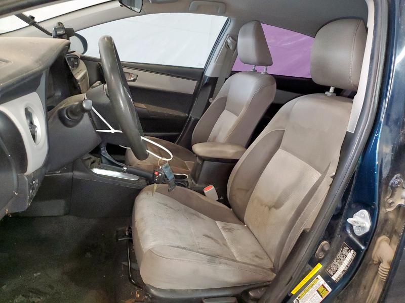 5YFBURHEXKP943281 - 2019 TOYOTA COROLLA L BLUE photo 7