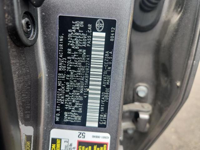 4T1G11AK8PU822741 - 2023 TOYOTA CAMRY SE NIGHT SHADE BROWN photo 12