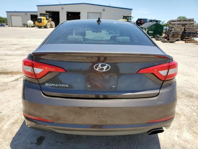 5NPE24AF0FH187228 - 2015 HYUNDAI SONATA SE BROWN photo 6