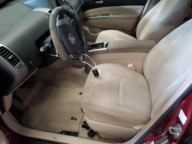 JTDKB20U457024401 - 2005 TOYOTA PRIUS მუქწითელი ფოტო 7