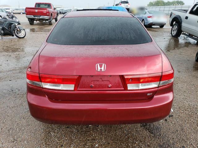 1HGCM56654A145837 - 2004 HONDA ACCORD EX BURGUNDY photo 6