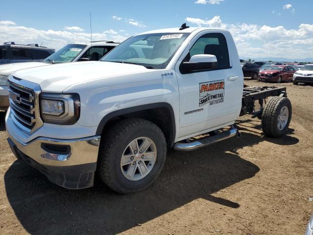 1GTN2MEC7JZ324778 - 2018 GMC SIERRA K1500 SLE WHITE photo 1