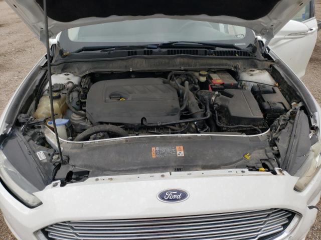 1FA6P0HD9E5387497 - 2014 FORD FUSION SE WHITE photo 11