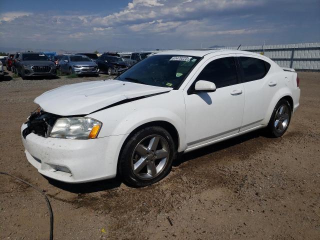 1B3BD2FG4BN549110 - 2011 DODGE AVENGER LUX WHITE photo 1