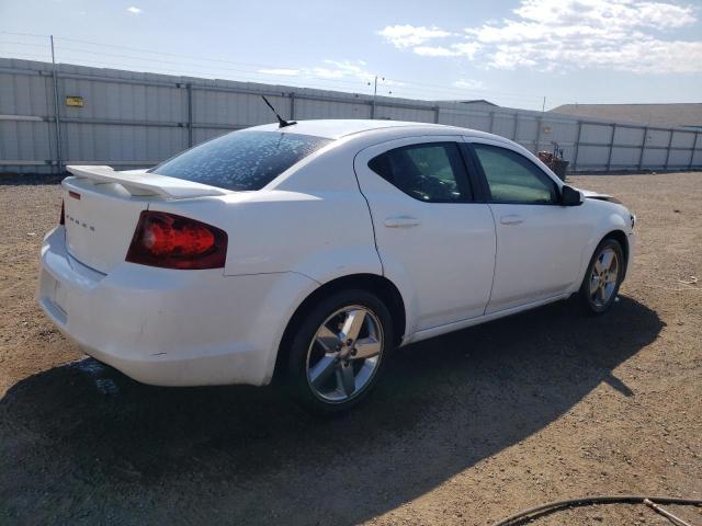 1B3BD2FG4BN549110 - 2011 DODGE AVENGER LUX WHITE photo 3