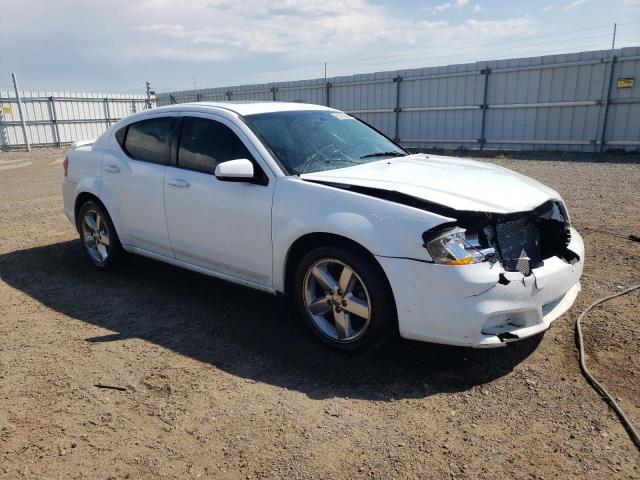 1B3BD2FG4BN549110 - 2011 DODGE AVENGER LUX WHITE photo 4