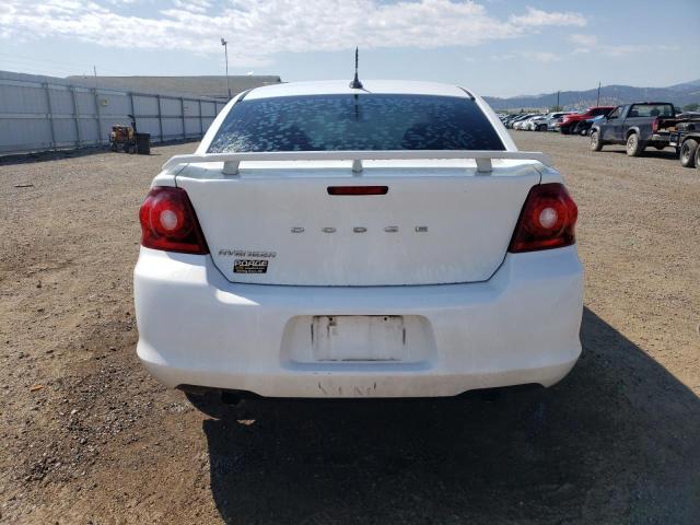 1B3BD2FG4BN549110 - 2011 DODGE AVENGER LUX WHITE photo 6