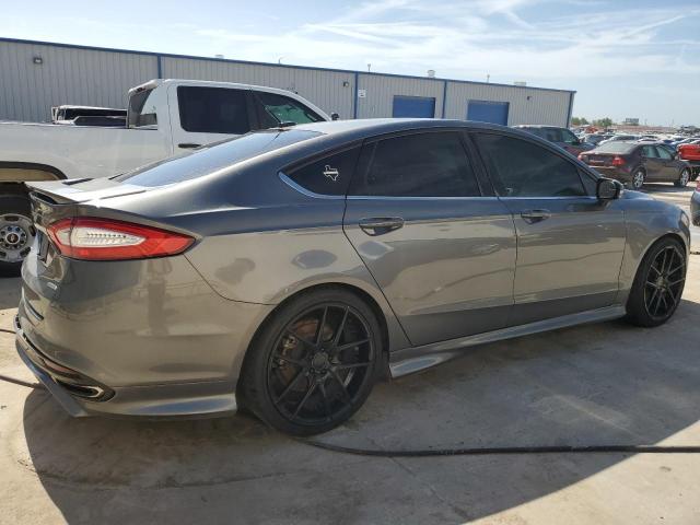 3FA6P0HD1ER390343 - 2014 FORD FUSION SE CHARCOAL photo 3