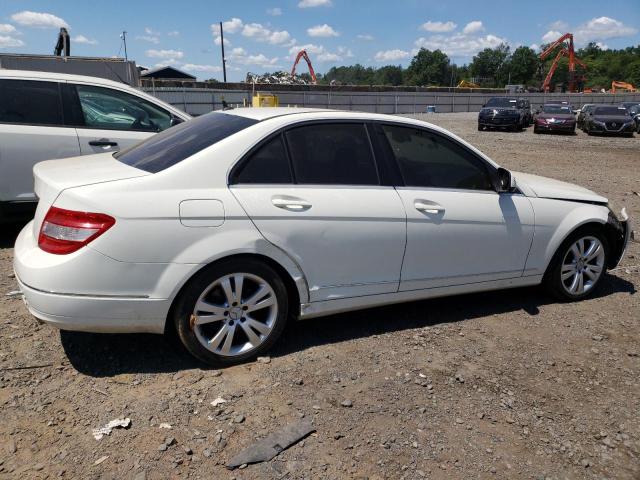 WDDGF54X08F119215 - 2008 MERCEDES-BENZ C 300 WHITE photo 3