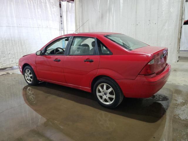 1FAFP34N05W293972 - 2005 FORD FOCUS ZX4 RED photo 2