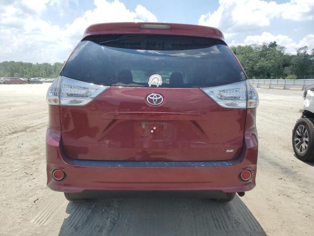 5TDXK3DC9FS537227 - 2015 TOYOTA SIENNA SPORT RED photo 6