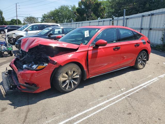 19XFL1H75NE022812 - 2022 HONDA CIVIC EXL წითელი ფოტო 1