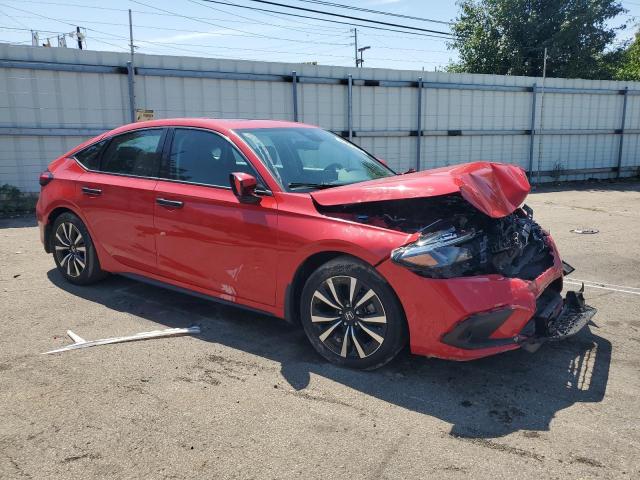 19XFL1H75NE022812 - 2022 HONDA CIVIC EXL წითელი ფოტო 4
