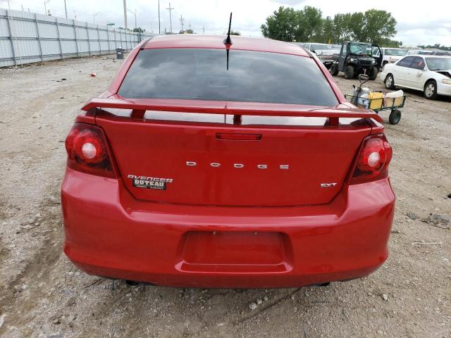 1C3CDZCG9EN131411 - 2014 DODGE AVENGER SXT RED photo 6