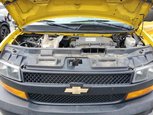 1GCWGAFP1K1338360 - 2019 CHEVROLET EXPRESS G2 ყვითელი ფოტო 12
