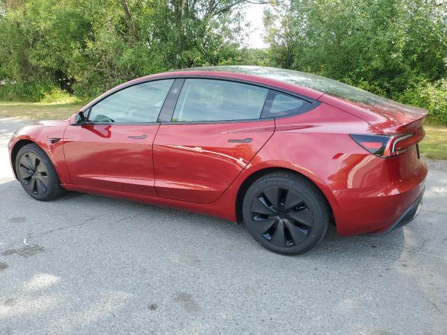 5YJ3E1EA0RF867354 - 2024 TESLA MODEL 3 Червоний фото 2