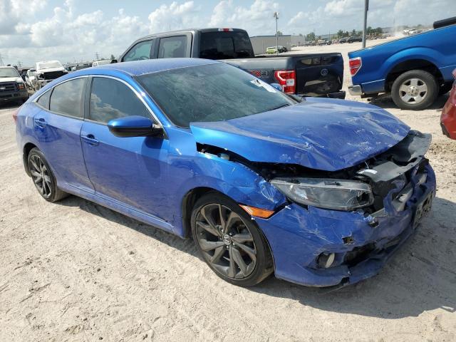 19XFC2F85LE014837 - 2020 HONDA CIVIC SPORT BLUE photo 4