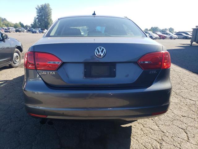 3VWL17AJ0EM381067 - 2014 VOLKSWAGEN JETTA SEL GRAY photo 6