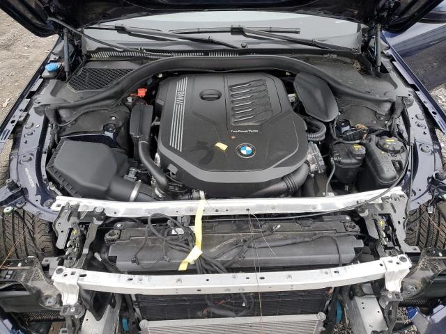 WBADZ4C00LCD21212 - 2020 BMW 840XI BLUE photo 11