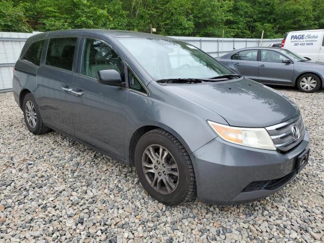 5FNRL5H65DB039419 - 2013 HONDA ODYSSEY EXL GRAY photo 4