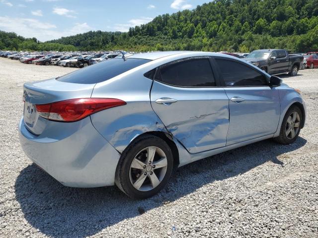 KMHDH4AE2CU370810 - 2012 HYUNDAI ELANTRA GLS BLUE photo 3