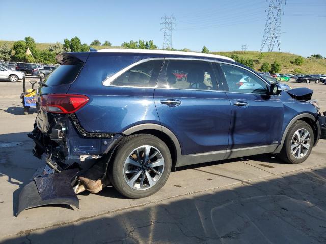 5XYPHDA54KG459750 - 2019 KIA SORENTO EX Көк фото 3