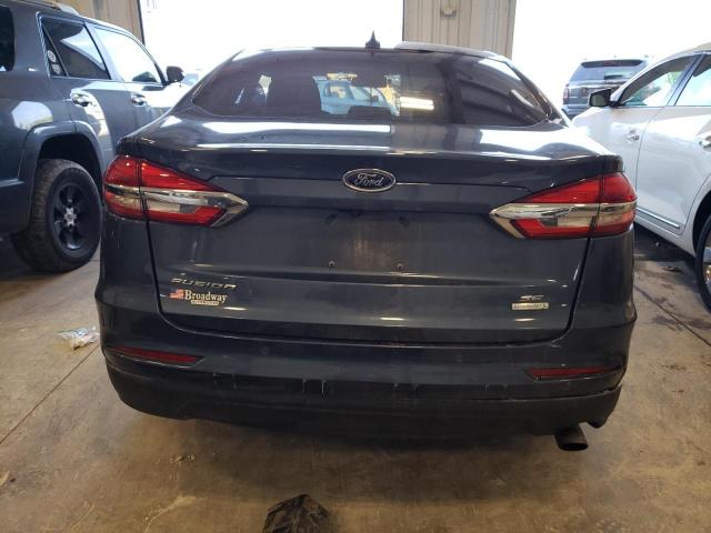 3FA6P0HD6KR165010 - 2019 FORD FUSION SE BLUE photo 6