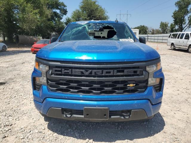 1GCPDBEK0PZ119858 - 2023 CHEVROLET SILVERADO K1500 CUSTOM BLUE photo 5