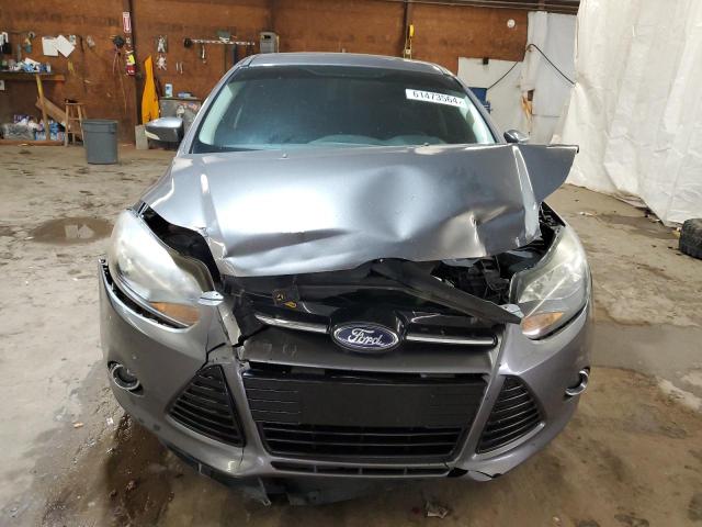 1FADP3N21EL297803 - 2014 FORD FOCUS TITANIUM GRAY photo 5