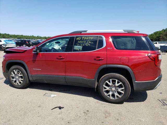 1GKKNULS2NZ145708 - 2022 GMC ACADIA SLT RED photo 2