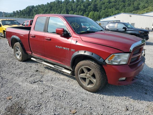 1C6RD7HT1CS150377 - 2012 DODGE RAM 1500 SPORT RED photo 4