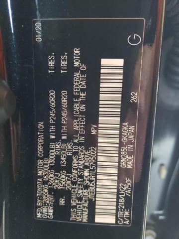 JTEBU5JR1L5795022 - 2020 TOYOTA 4RUNNER SR5/SR5 PREMIUM 黑色 照片 14