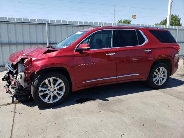 1GNEVJKW2KJ201482 - 2019 CHEVROLET TRAVERSE HIGH COUNTRY BURGUNDY photo 1