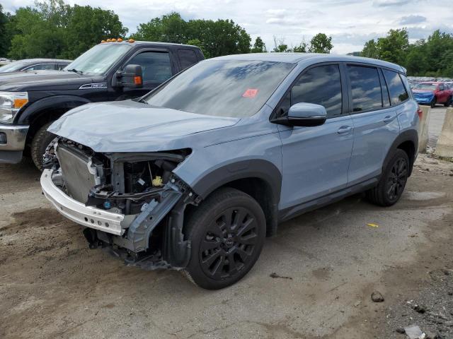 5FNYF8H56NB019788 - 2022 HONDA PASSPORT EXL ნაცრისფერი ფოტო 1