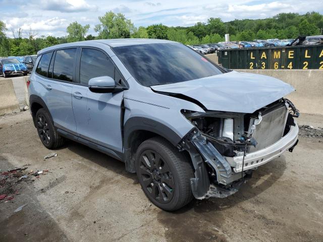 5FNYF8H56NB019788 - 2022 HONDA PASSPORT EXL ნაცრისფერი ფოტო 4