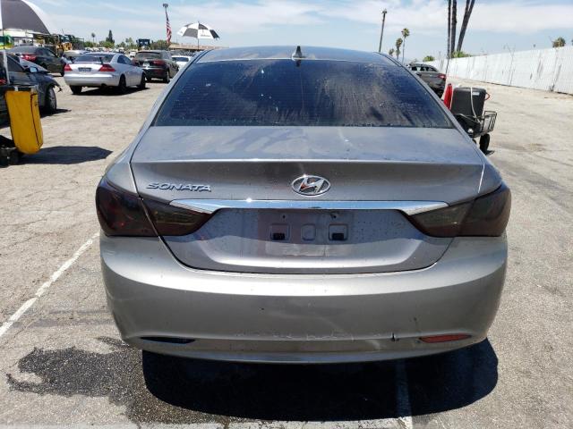 5NPEB4AC3CH450295 - 2012 HYUNDAI SONATA GLS GRAY photo 6