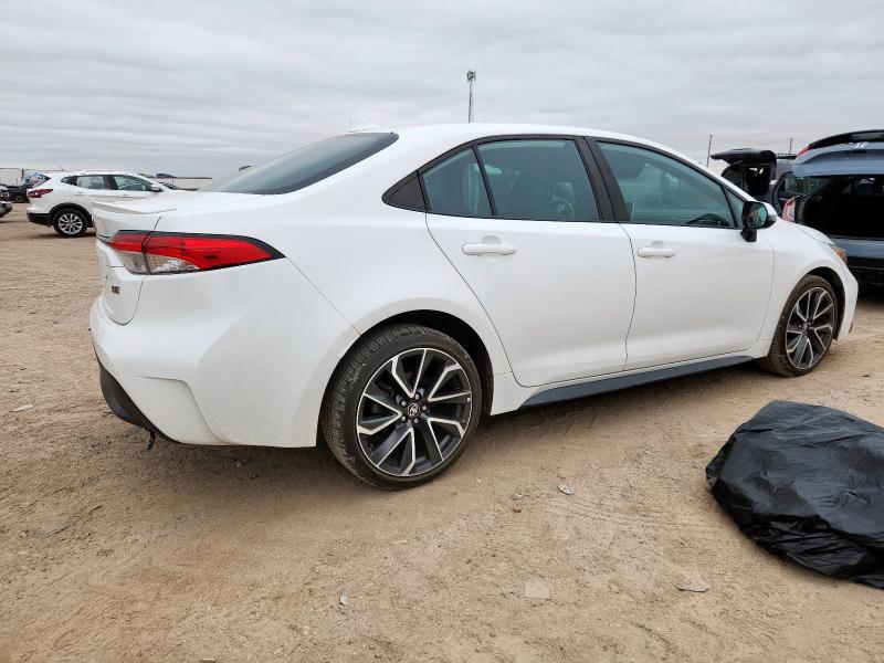 5YFS4MCE0MP087020 - 2021 TOYOTA COROLLA SE WHITE photo 3
