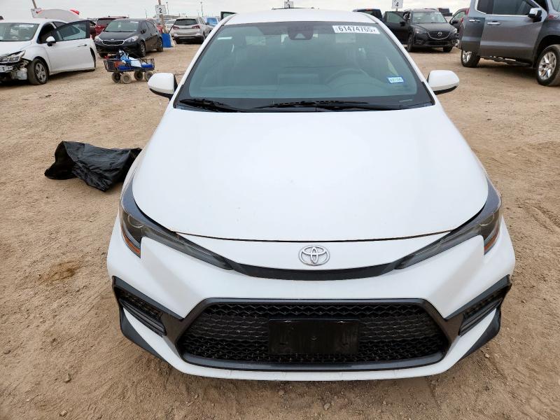 5YFS4MCE0MP087020 - 2021 TOYOTA COROLLA SE WHITE photo 5
