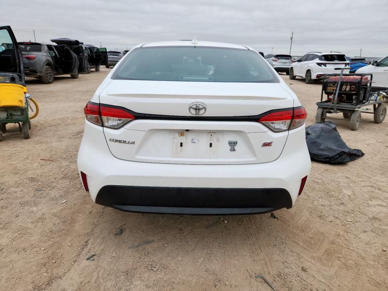 5YFS4MCE0MP087020 - 2021 TOYOTA COROLLA SE WHITE photo 6