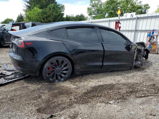 5YJ3E1EC7PF510722 - 2023 TESLA MODEL 3 BLACK photo 3