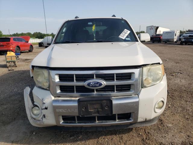 1FMCU0EG0AKC65607 - 2010 FORD ESCAPE LIMITED WHITE photo 5