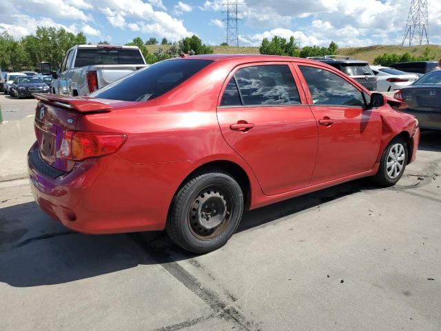 JTDBL40E09J034398 - 2009 TOYOTA COROLLA LE BASE RED photo 3