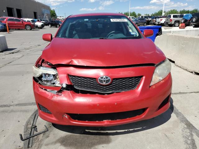 JTDBL40E09J034398 - 2009 TOYOTA COROLLA LE BASE RED photo 5