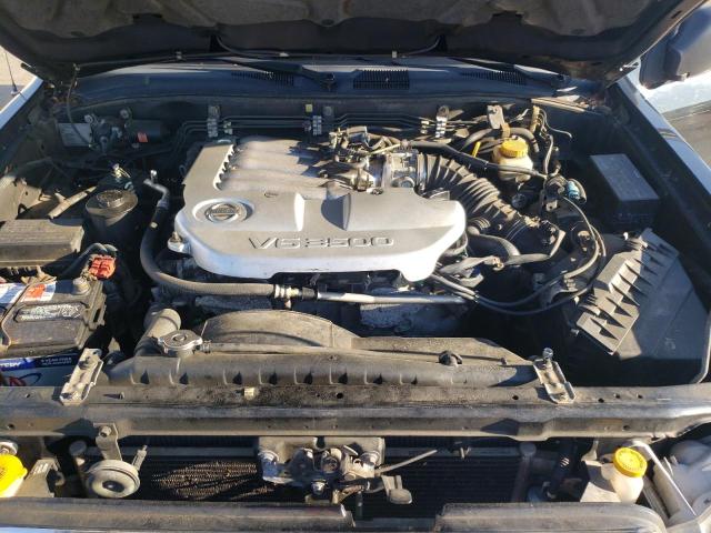 JN8DR09X74W807100 - 2004 NISSAN PATHFINDER LE BLACK photo 11