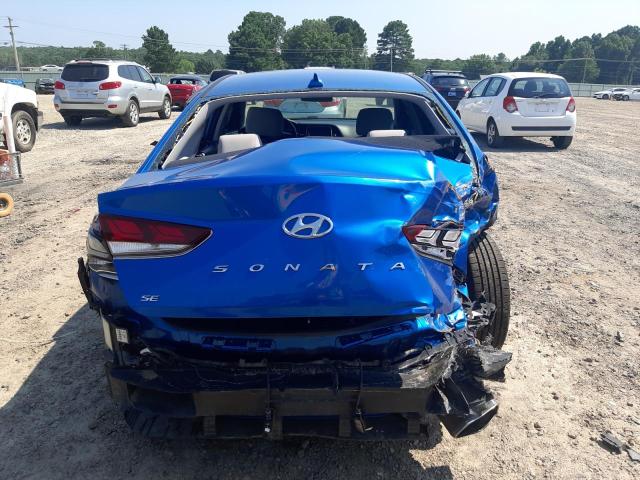 5NPE24AF6JH623718 - 2018 HYUNDAI SONATA SE BLUE photo 6