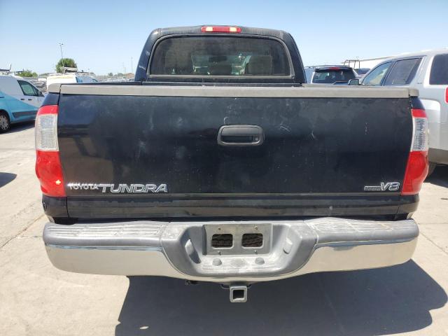 5TBET34136S547828 - 2006 TOYOTA TUNDRA DOUBLE CAB SR5 BLACK photo 6