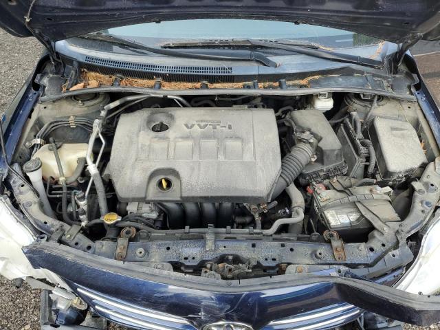 2T1BU4EE2DC107524 - 2013 TOYOTA COROLLA BASE BLUE photo 11